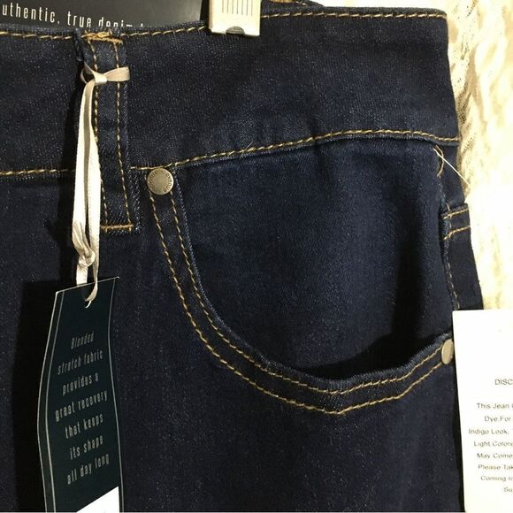 Avenue NWT Denim “Skinny” Dark Blue Size 20 Petite - Picture 6 of 10
